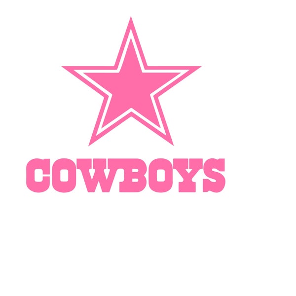 Cowboy Football Decal - Use on Insulated tumblers, Yeti cups, Car window, Walls, Laptops, Tailgates, Home Windows, etc.