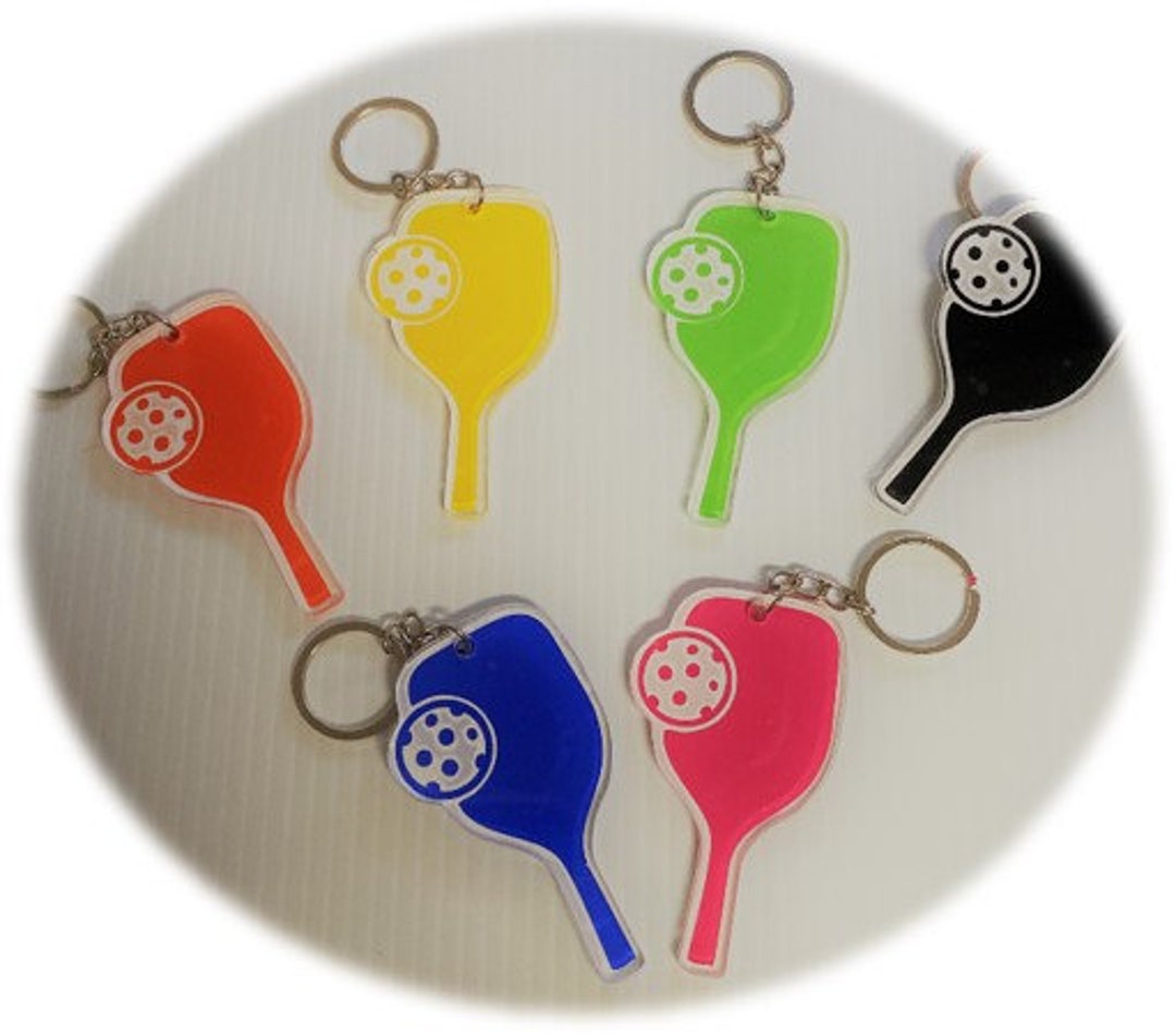 Pickleball Keychains Pickleball Gifts Pickleball Etsy