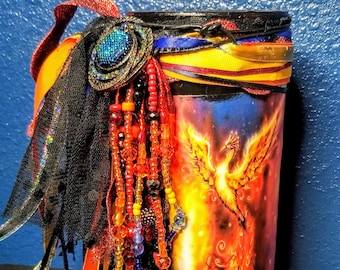 The Phoenix Rising Candle