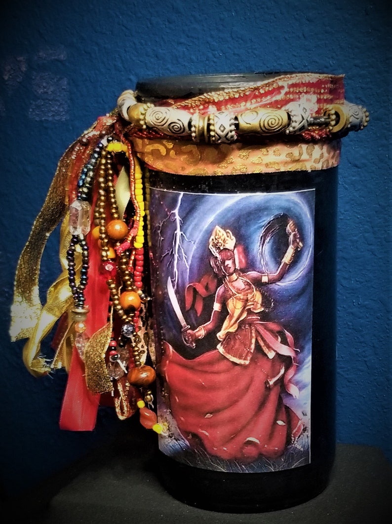 Oya Orisha Prayer Candle Etsy