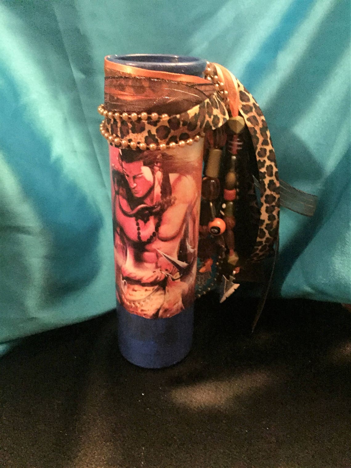 The Lord Shiva Deity Prayer Candle Etsy