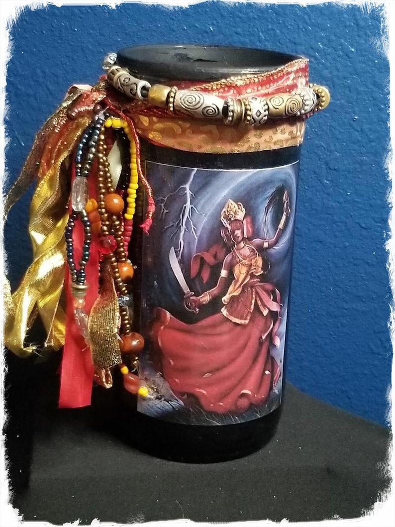 Oya Orisha Prayer Candle Etsy
