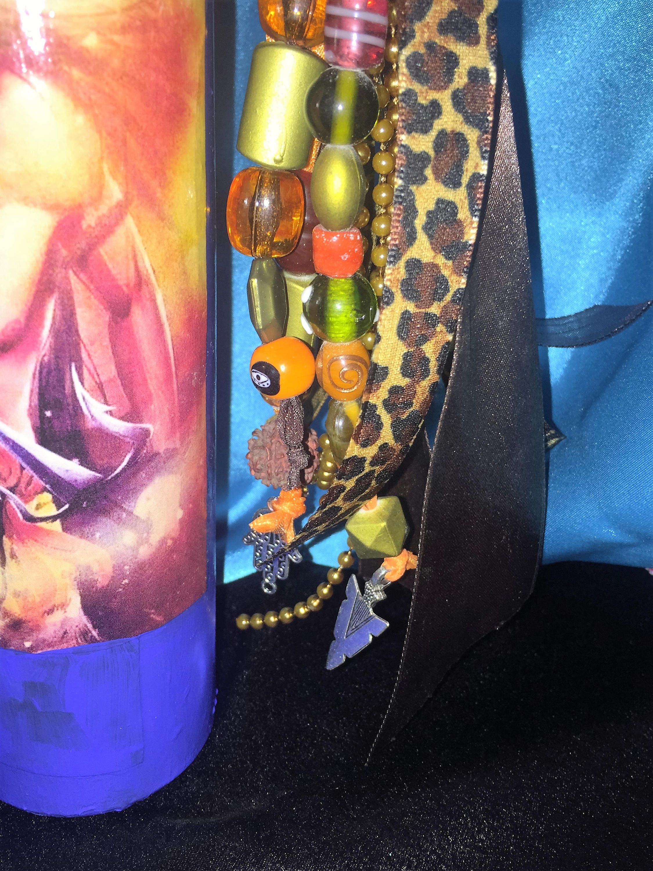 The Lord Shiva Deity Prayer Candle Etsy