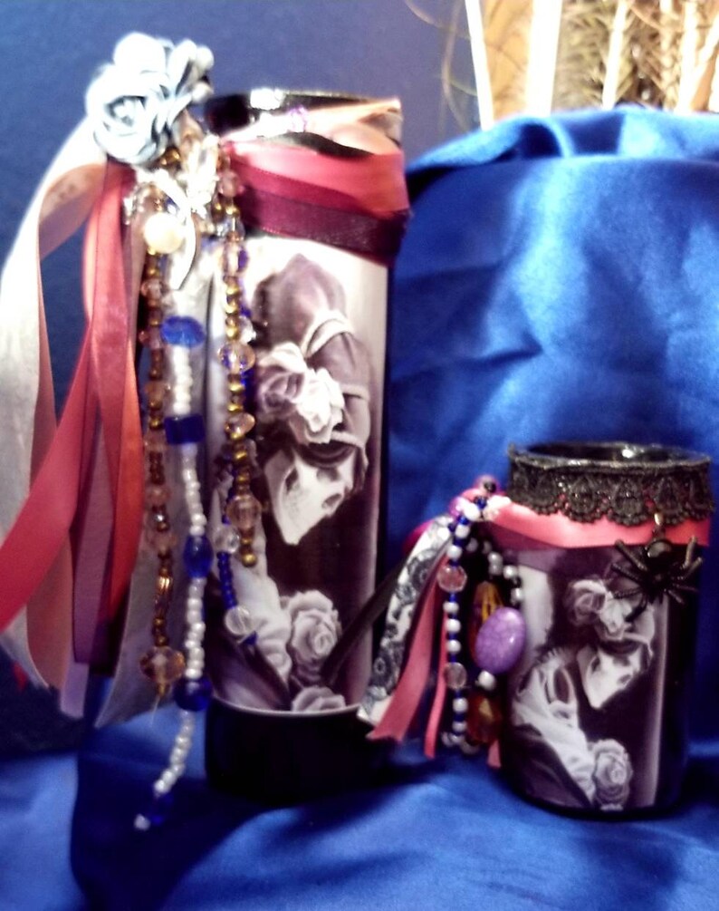 Lady of Death Prayer Candle Etsy