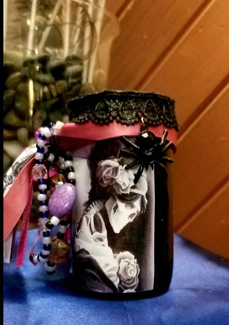 Lady of Death Prayer Candle Etsy