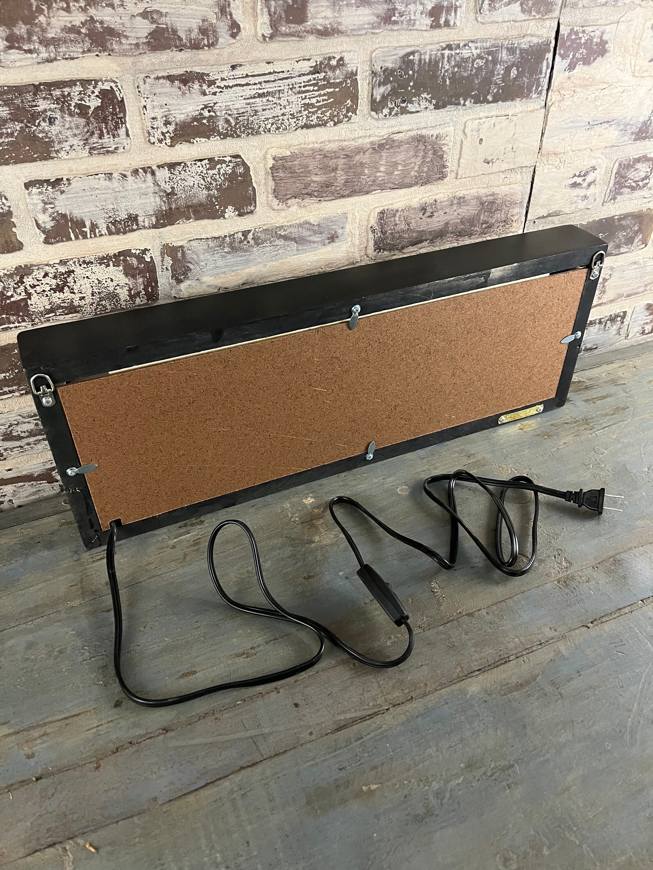 Atlanta Vintage Lighted Sign - Custom Lettering Available - Etsy