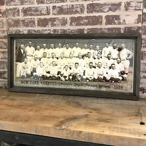 Yankees Vintage Team Photo – Framed Yankees Baseball print -1926 Team