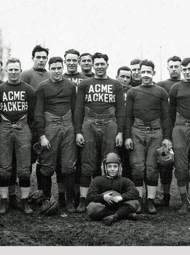 Green Bay Packers Lighted Team Photo Framed Print 1921 Etsy