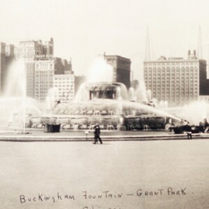 Chicago's Buckingham Fountain 1927 Framed Art (A) - Etsy