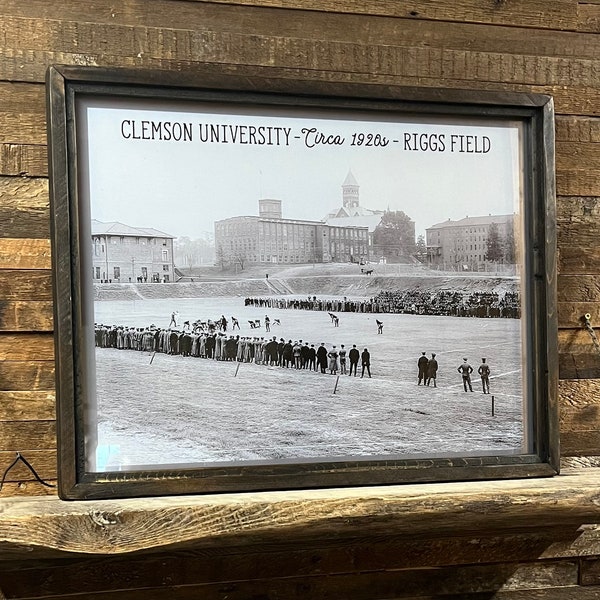 Clemson Tigers Football Team Photo – Framed print -1920's