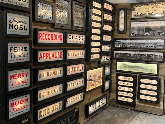 Vintage Lighted Sign