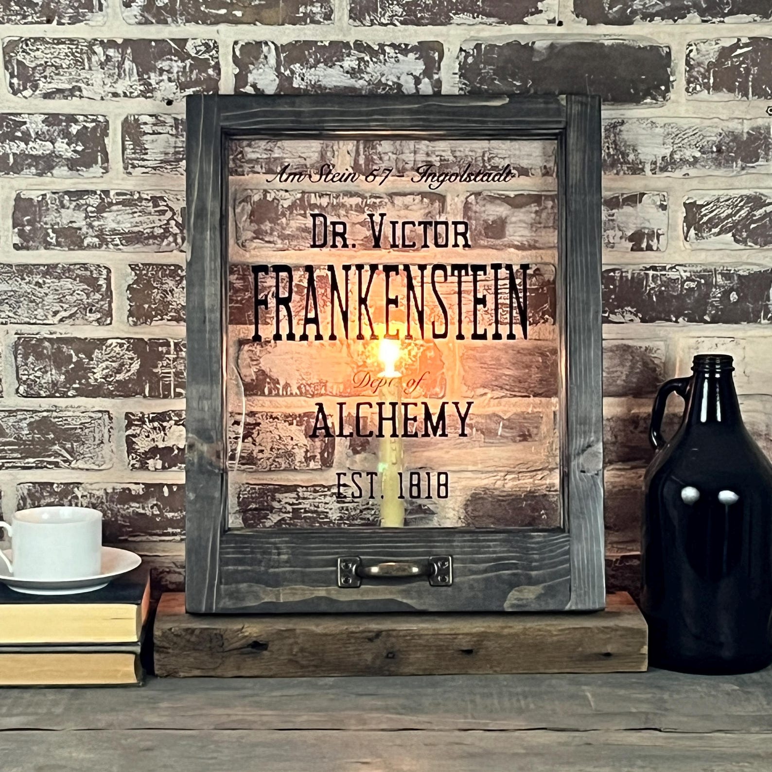 Dr. Victor Frankenstein window