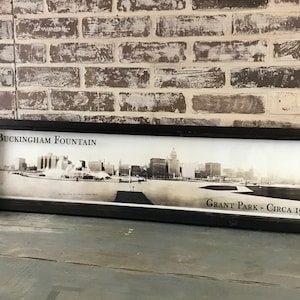 Chicago's Buckingham Fountain 1927 Framed Art (A) - Etsy