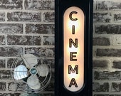 Cinema Vintage Lighted Sign