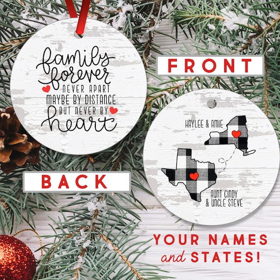 long distance christmas ornament