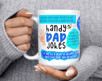 Dad Jokes, Fathers Day Gift, Fathers Day Gift From Daughter or Son, Dad Jokes Mug, Gift For Dad, Gift For Him, Christmas Gift For Dad