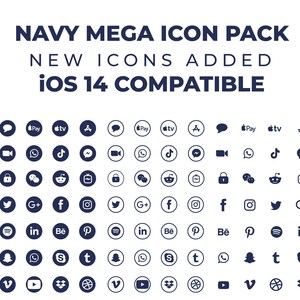 Social Media Icon Set Sky Blue Blue Social Media Graphic Etsy Social Media Icon Set Sky Blue Blue Social Media Graphic Etsy