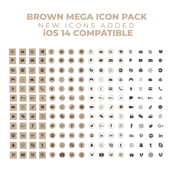 Ios 14 Aesthetic Icon Set Brown Light Brown 48 Icons Etsy Ios 14 Aesthetic Icon Set Brown Light Brown 48 Icons Etsy