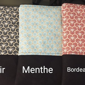 Pochette téléphone petit sac bandoulière tissu japonais riad 10 couleurs pochette porte monnaie sac multipoches image 4