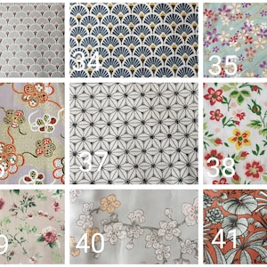 Japanse portemonnee riad multi-pocket bloemen rits portemonnee stof kaarthouder magnetische knop andere kleuren bloemen... afbeelding 6