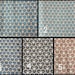 Lot De 16 Anciens Porte-monnaie En Tissu – Fermeture éclair + Miroir, Couleur Bleue, Occasion