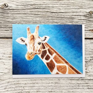 Giraffe greeting card