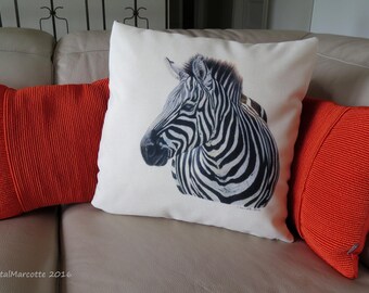 exclusive Zebra handmade cushion cover