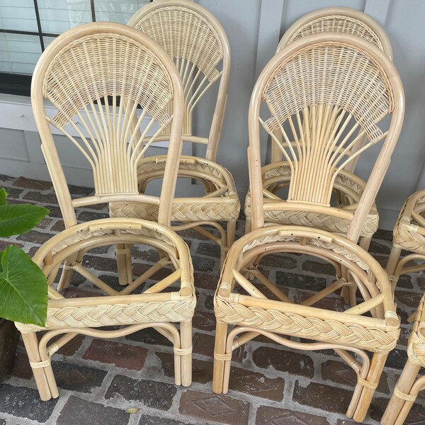 Rattan Chair Etsy