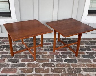 Vintage Midcentury Danish Side Tables, MCM Modular Coffee Table, Rosewood side tables, Denmark Table, Durup Mobelfabrik Wood Tables