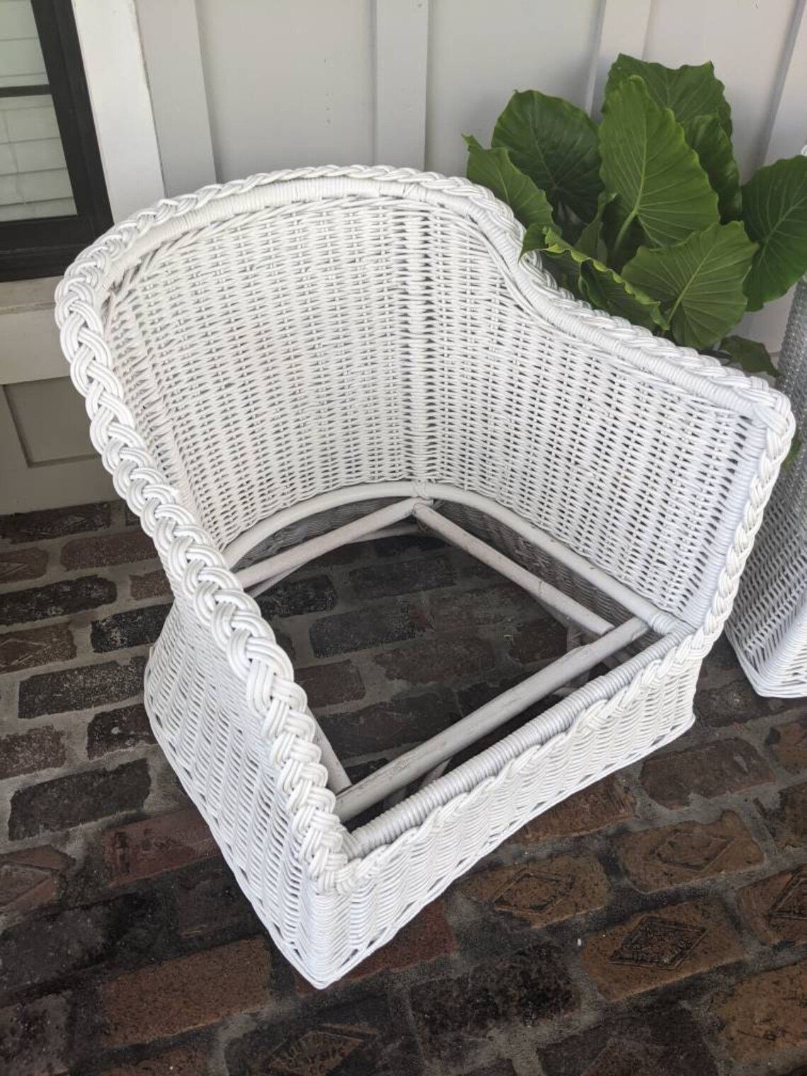 Wicker chairs Braided chairs Boho chairs Patio chairs Etsy