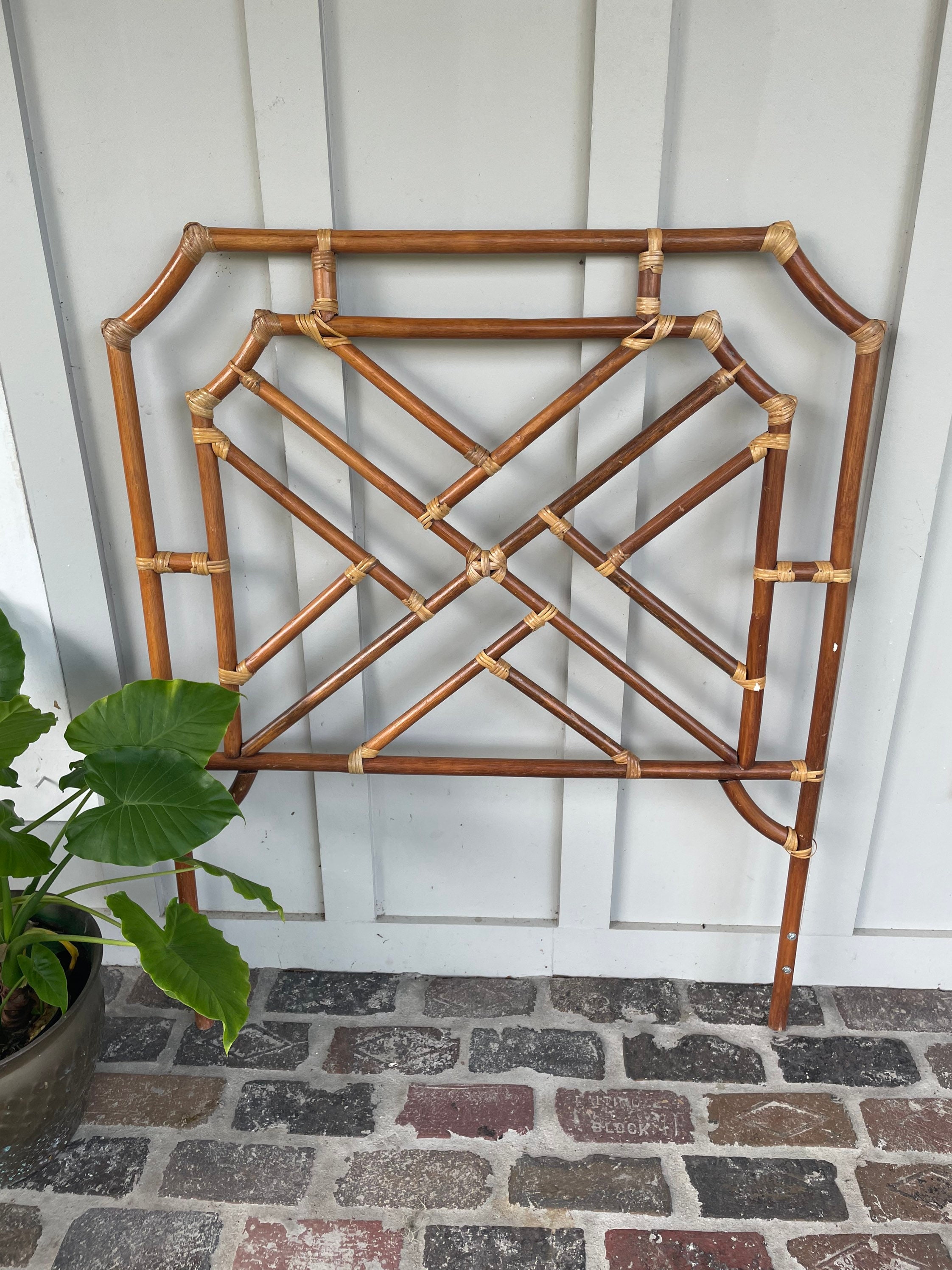 Twin headboards Bamboo headboard Coastal head board Coastal Etsy