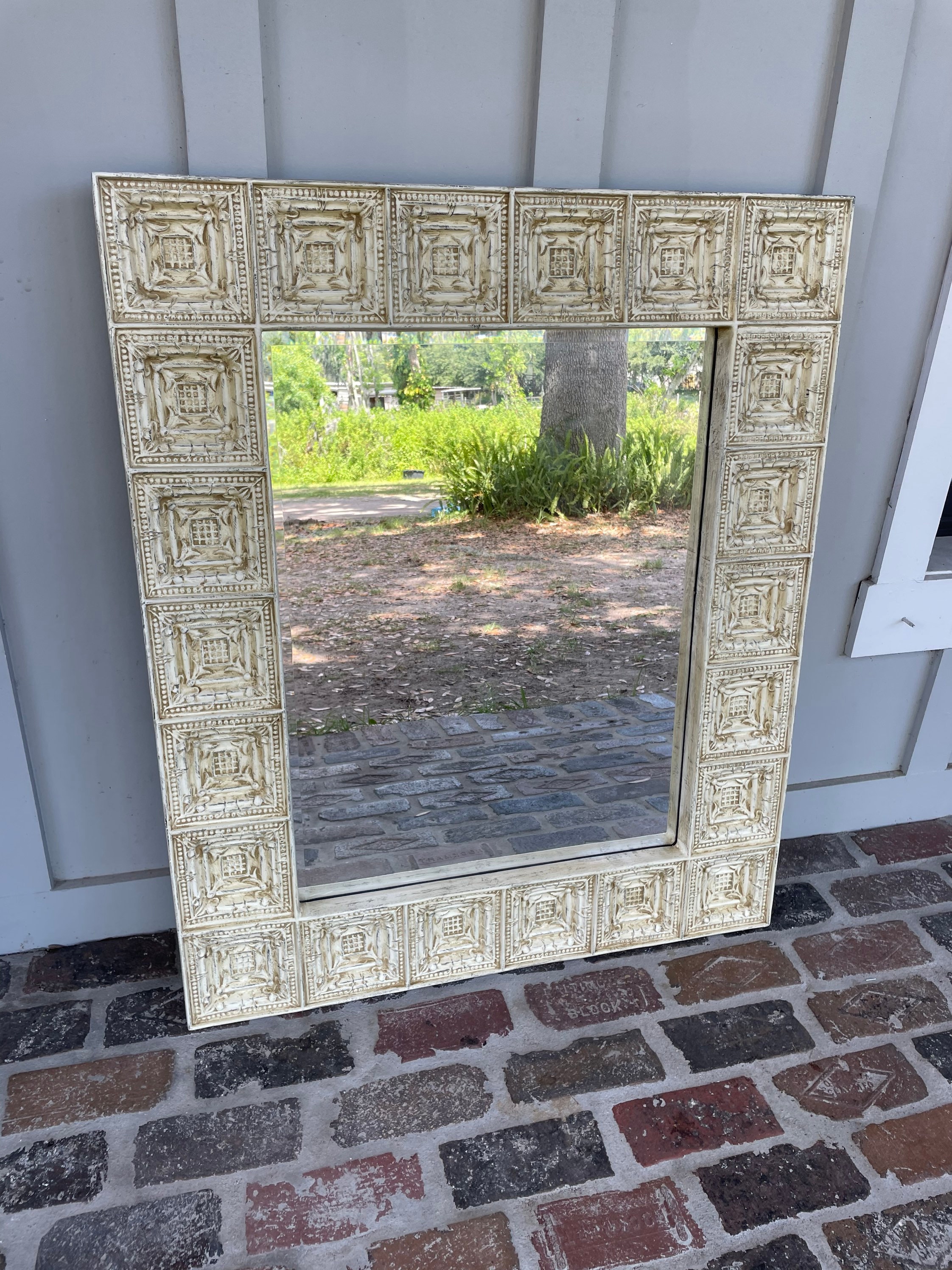 Rectangle boho mirror Moroccan style mirror Coastal mirror Etsy