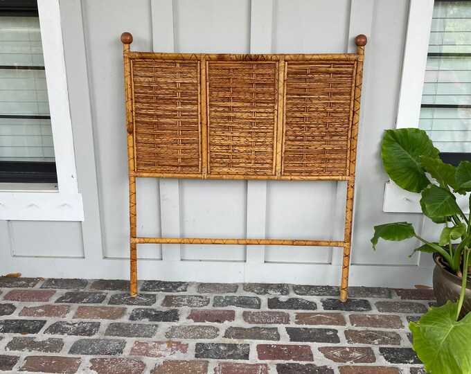 Twin Headboards, Bamboo Headboard, Coastal Head Board, Coastal