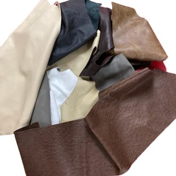 12 pieces of 9"x9" high quality genuine bison leather assorted colors square scraps remnants for DIY crafts for earring, wallet, purse, shoe