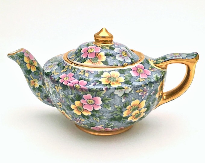 Vintage James Sadler Miniature Teapot in Sweetheart Petite Etsy