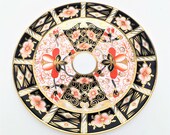 Antique Royal Crown Derby Dessert Pie Plate Dated 1921
