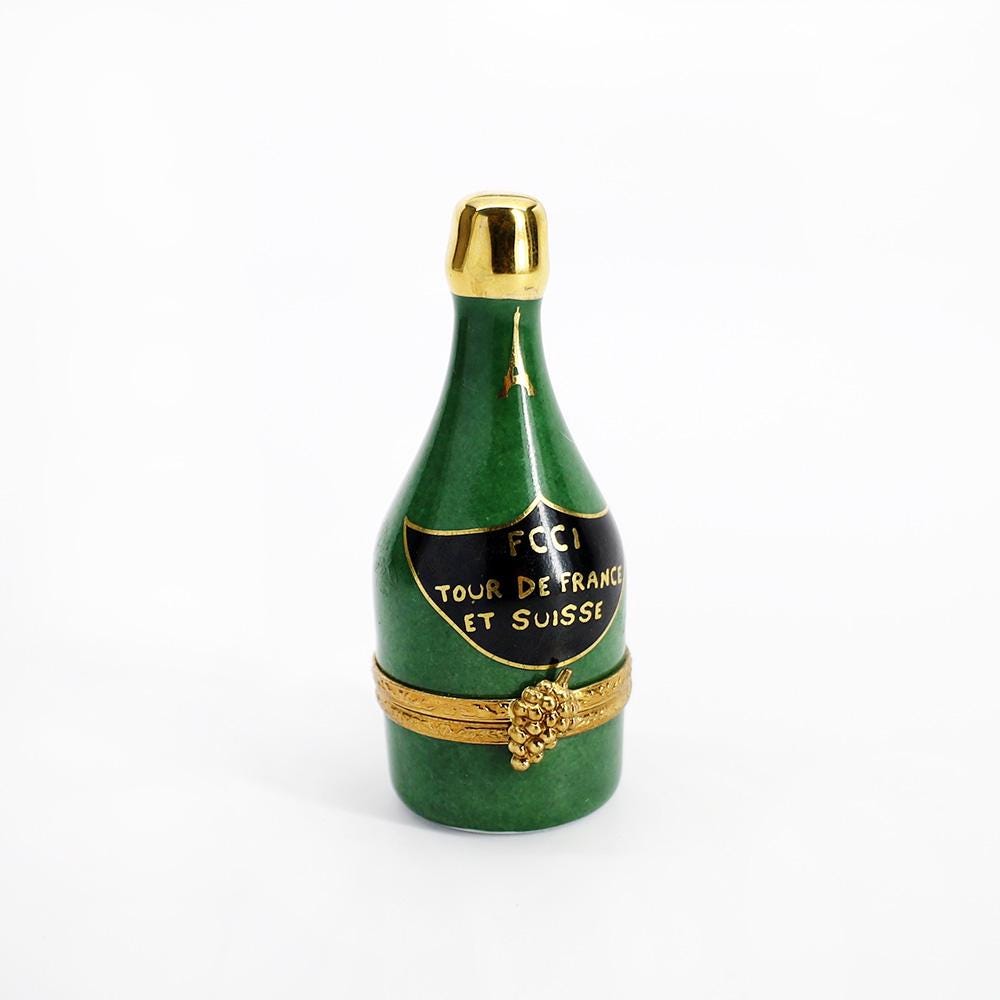 Champagne Limoges Trinket Box 2000 - Etsy