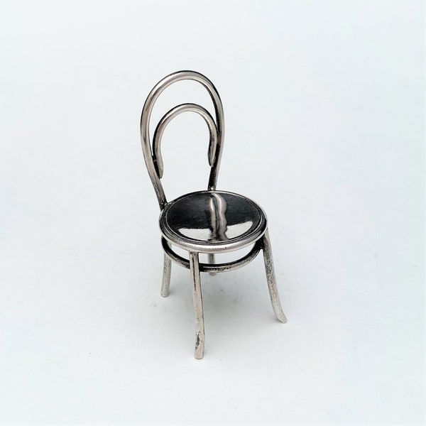 Vintage Acme Studios Sterling Silver Miniature Thonet Café Chair