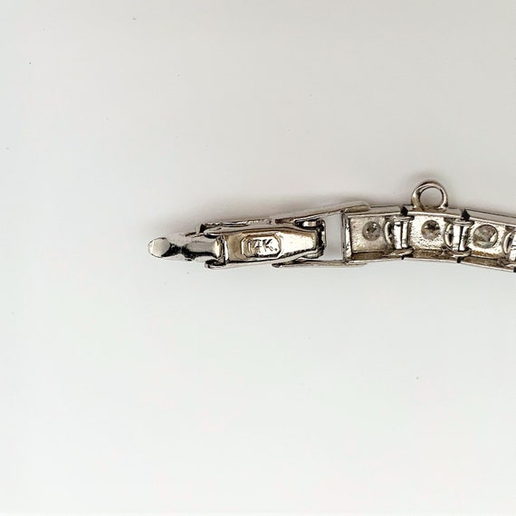 Beautiful Art Deco Era 14k White Gold, Diamond & … - image 7