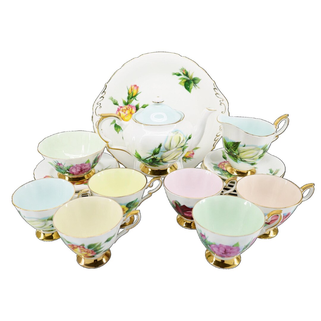 Vintage Paragon Bone China Complete 22-piece 'six World Famous