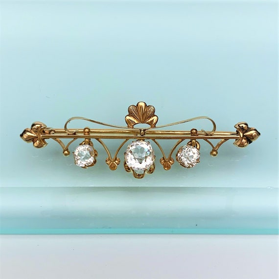 Victorian store era brooch
