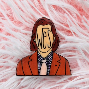 Pin &quot;WES ANDERSON&quot; - Gift Idea - Unique Gift