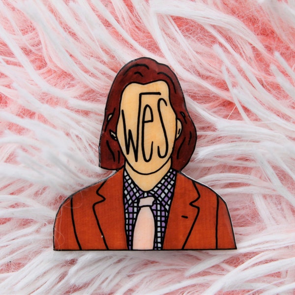 Pin "WES ANDERSON" - Gift Idea - Unique Gift