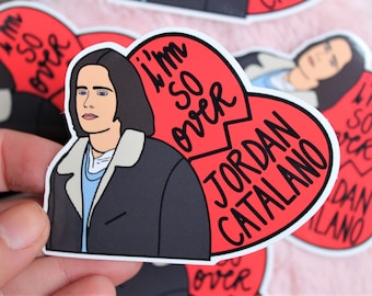 Vinyle Sticker JORDAN CATALANO - Angela 15 Jahre Aufkleber - Cadeau