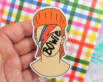 David Bowie Sticker - Sticker Vinyle BOWIE - Cadeau