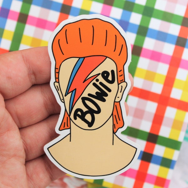 David Bowie Sticker - Sticker Vinyle BOWIE - Cadeau
