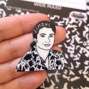 Broche Simone Veil - Portrait de Simone Veil - Cadeau