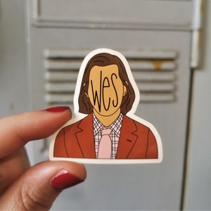 Vinyl Sticker Wes Anderson - Gift