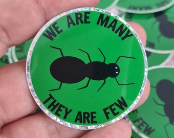 Sticker We are many, They are few - Sticker Anticapitalist