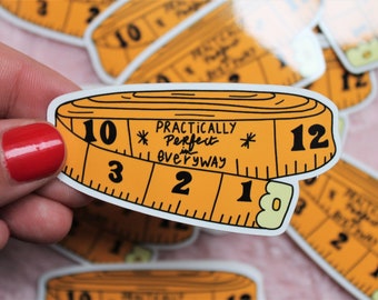 Sticker Vinyl PRACTICALLY PERFECT in EVERYWAY - Gift